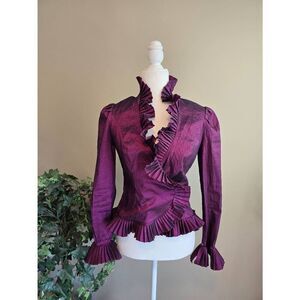 JS Boutique Jacket Sz 6 Purple